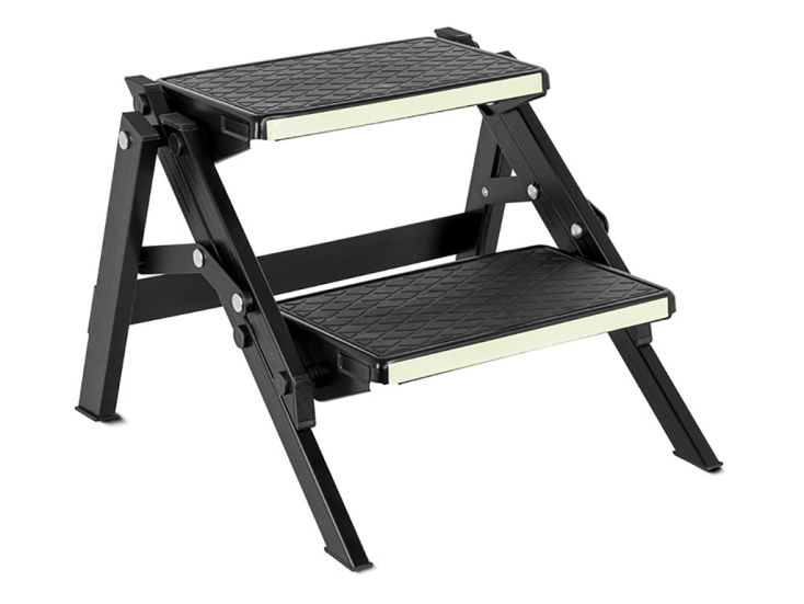 Brunner Ruckstep Black Fluo opvouwbaar dubbele opstap