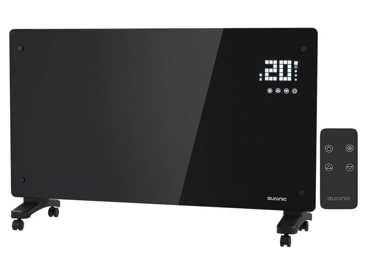 Auronic 2500 watt glazen paneel kachel - Black