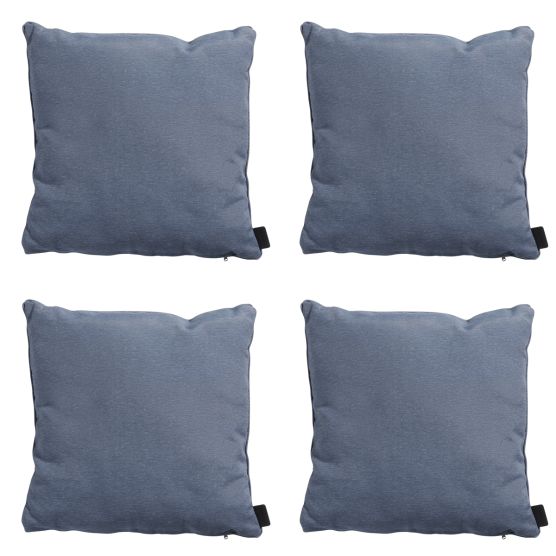 Madison Panama safier blue Sierkussen - Set van 4