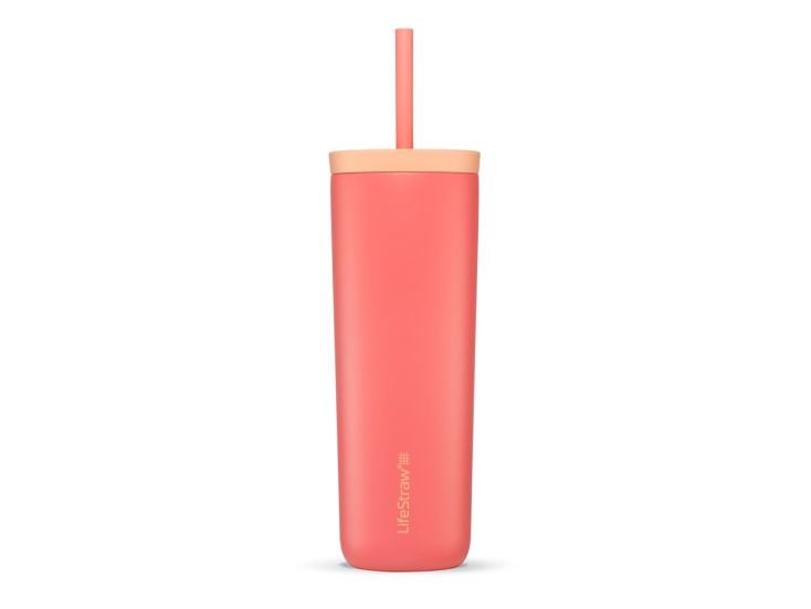 LifeStraw Go Tumbler 500 ml RVS waterfilterfles - Pink
