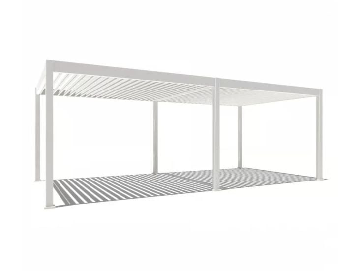 Orion Deluxe 360x720cm elektrische LED overkapping - white