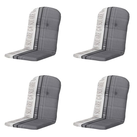 Madison Madison garden  Kuipstoelkussen - Set van 4