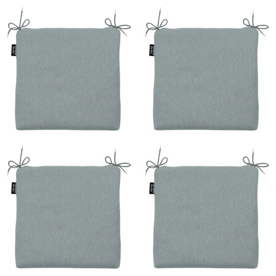 Madison Silver canvas eco+ Zitkussen - Set van 4