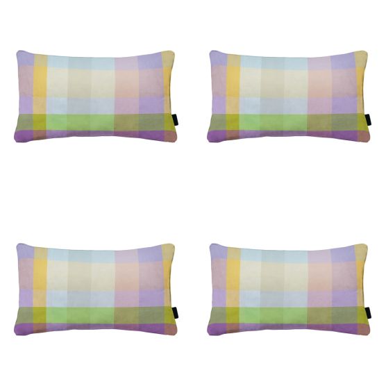 Madison Sya purple Sierkussen - Set van 4