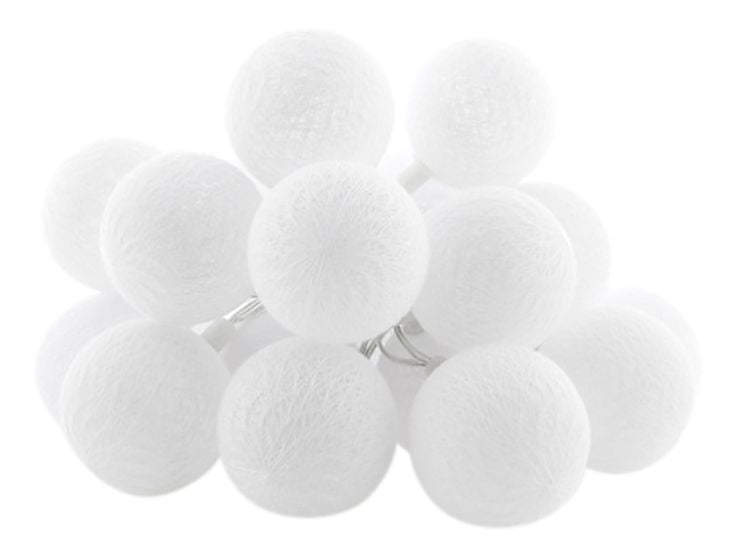 Cotton Ball Lights Outdoor extension kit lichtslinger - Blanco