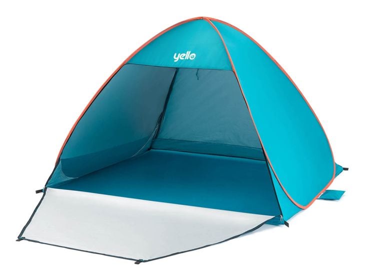Yello 165 x 150 cm Pop-Up strandtent - Aqua