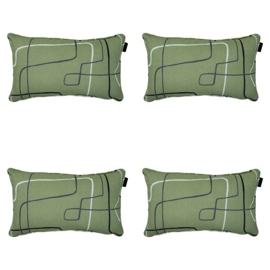 Madison Joah sage Sierkussen - Set van 4