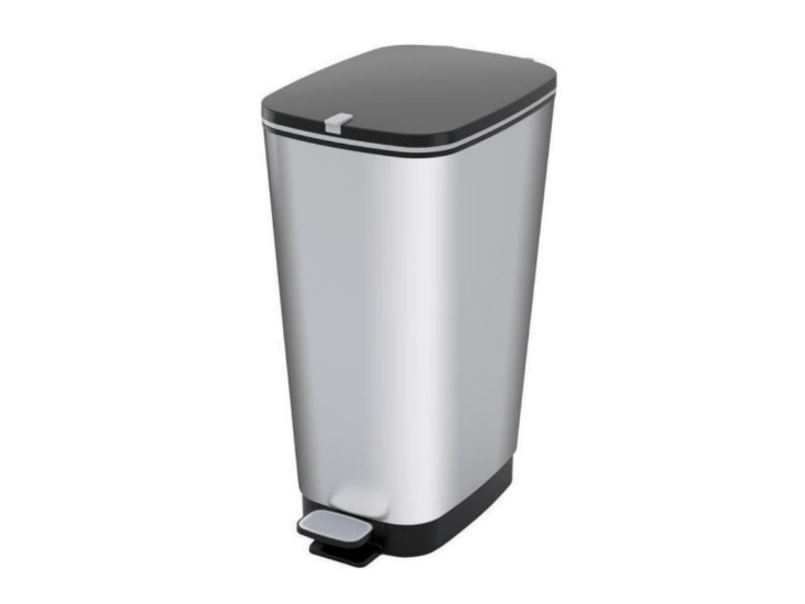 Kis Chic Bin 50 Liter pedaalemmer - Silver