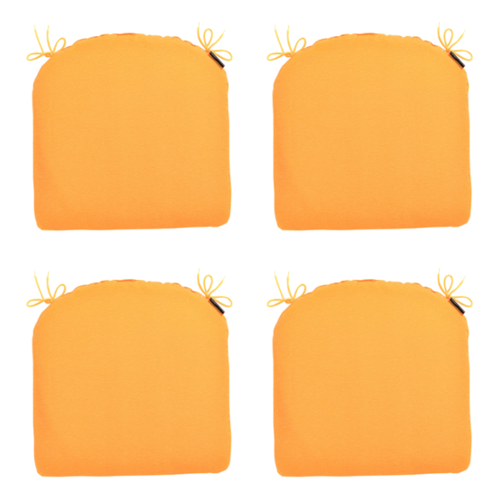 Madison Panama golden glow Zitkussen - Set van 4