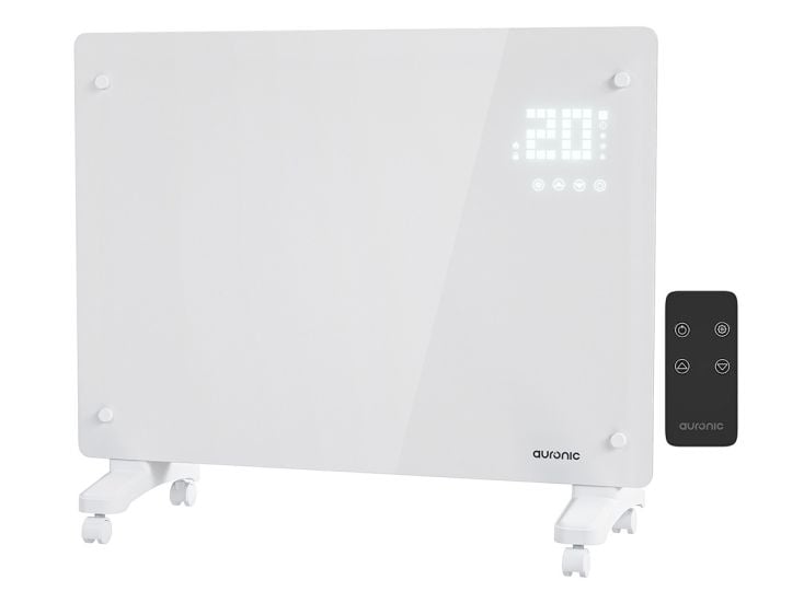 Auronic 1500 watt glazen paneel kachel - White