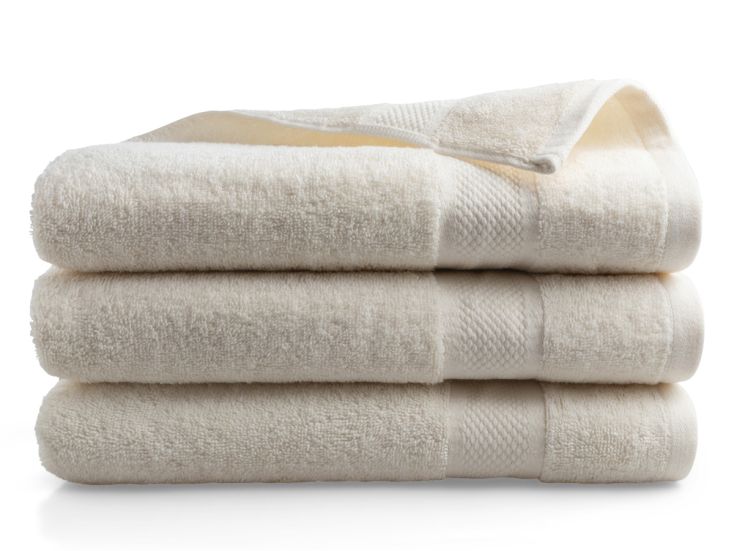 DoubleDry Hotel 70 x 140 cm set van 3 handdoeken - crème