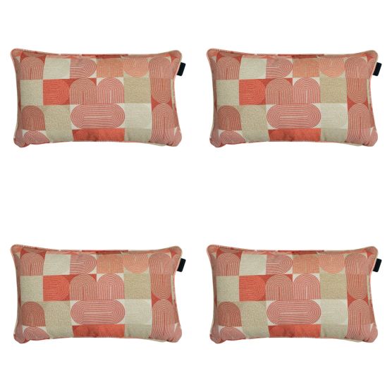 Madison Jacky terra Sierkussen - Set van 4