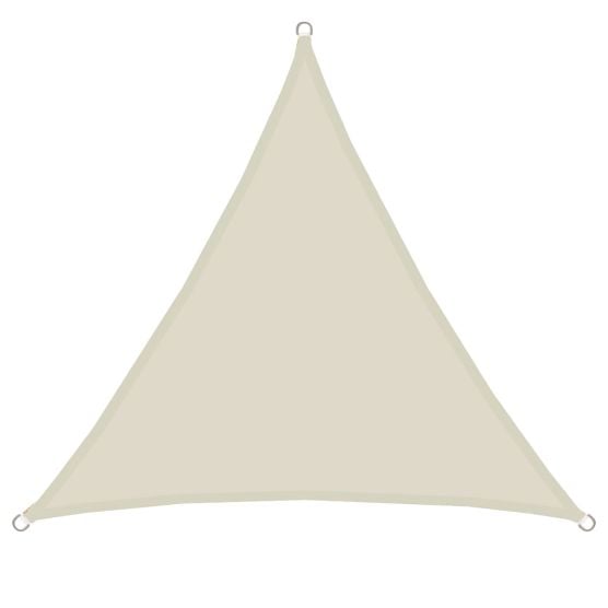 AMANKA 4 x 4 x 4 waterafstotende polyester schaduwdoek - Beige