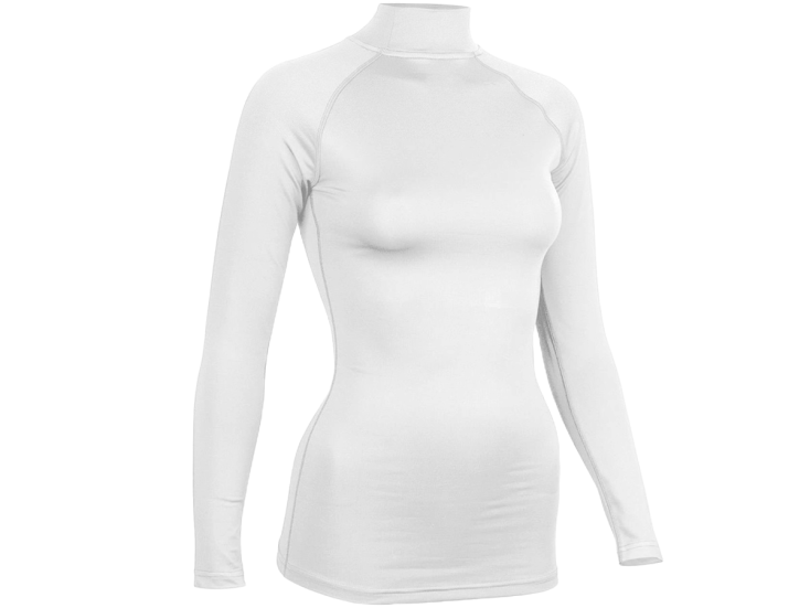 Avento Base Layer lange mouw dames shirt - Wit/Zilver