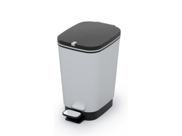 Kis Chic Bin 10 liter pedaalemmer - Silver