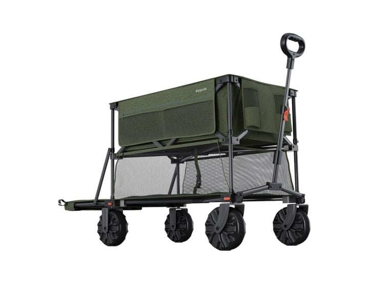 LifeGoods Dubbele 400L bolderkar - Green