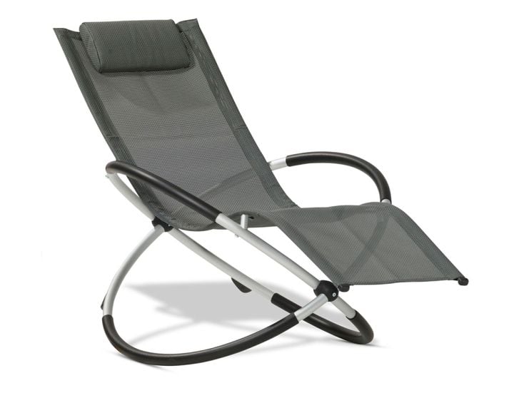 FlinQ Aura opvouwbare loungestoel - Antraciet