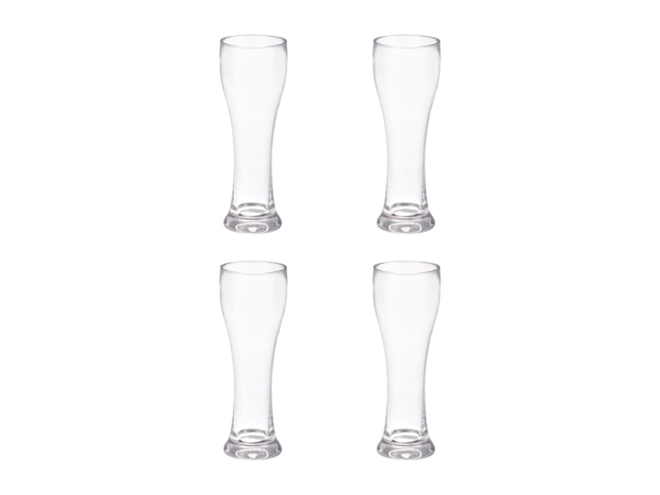 By Caryl 410 ml set van 4 kunststof drinkglazen