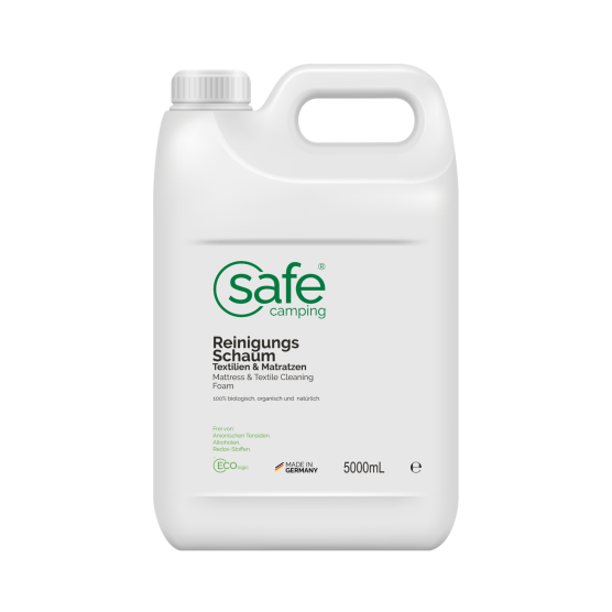 SAFE CAMPING Textiel en Matrassen reinigingsschuim - 5 liter