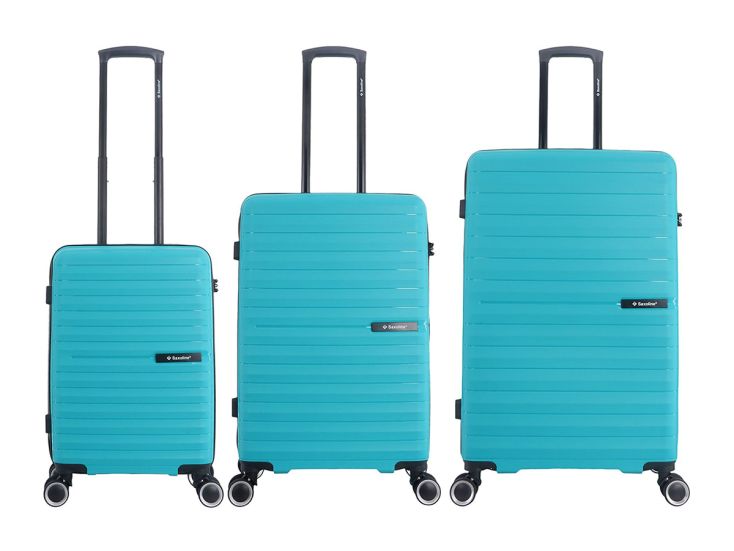 Saxoline Fiesta 55/67/77 cm reiskofferset - Turquoise