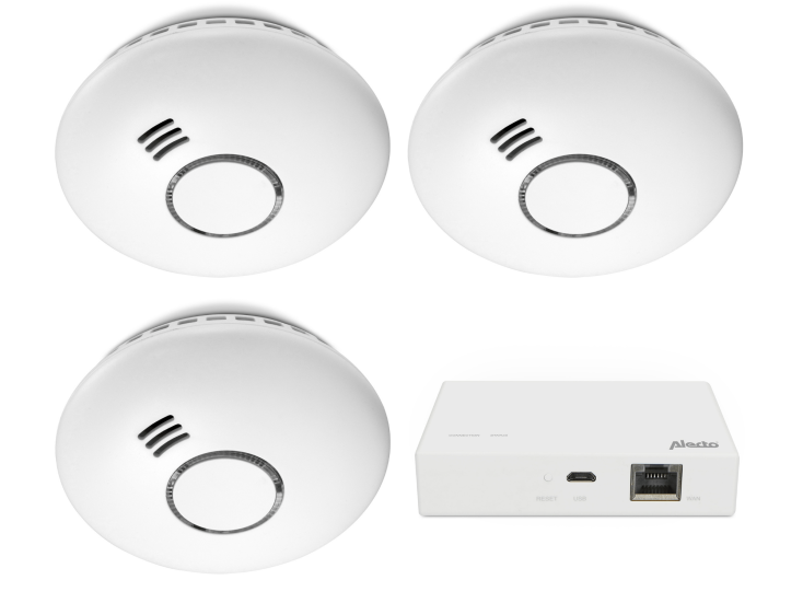 Alecto SMART-SMOKE10 set van 3 Rookmelders