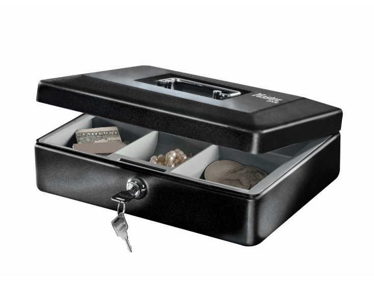 MasterLock CB-10ML geldkist met tray en handvat