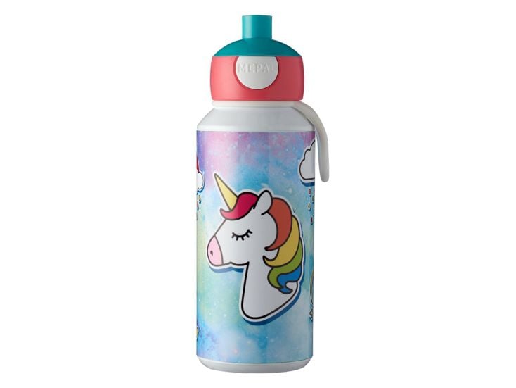 Mepal Pop-Up Campus 400 ml waterfles - Unicorn