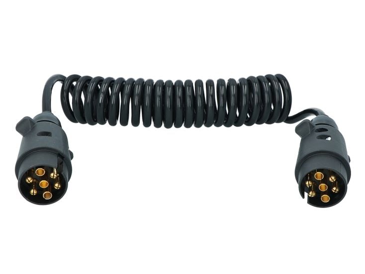 Carpoint 7-polige spiraal verlengkabel - 3 meter