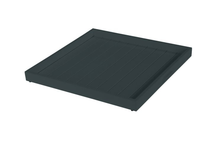 James dienblad - carbon black - 60x60 cm