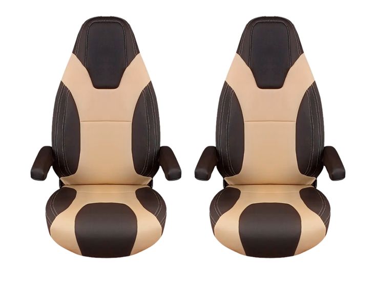 K'Foam Fiat Ducato Captain Montecarlo stoelhoes - Set van 2