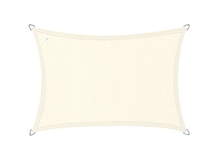 Buitenkado 2.5x4 crème wit waterdoorlatend schaduwdoekset