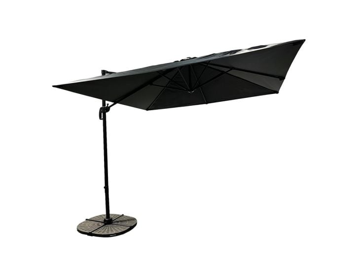 Buitenkado Pro 3x3m Aluminium Zweefparasol - Grey