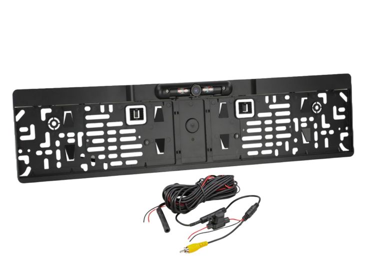 BergGPS kentekenplaathouder achteruitrijcamera met 20 meter kabel