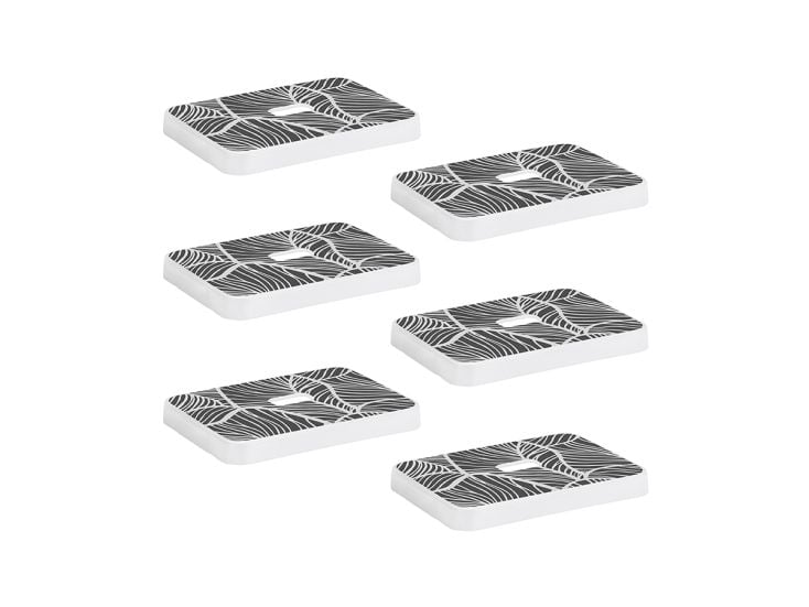 Sunware Sigma home 5 liter opbergbox bladeren deksel - set van 6