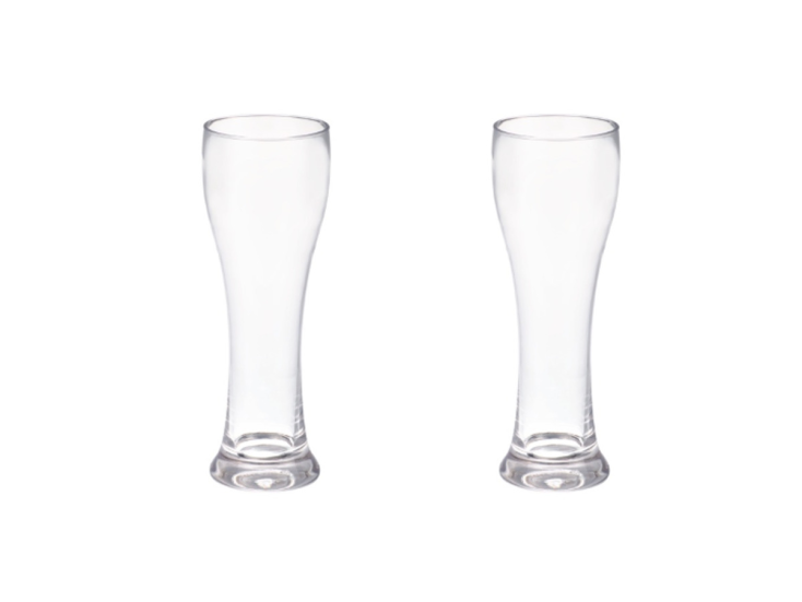 By Caryl 410 ml set van 2 kunststof drinkglazen