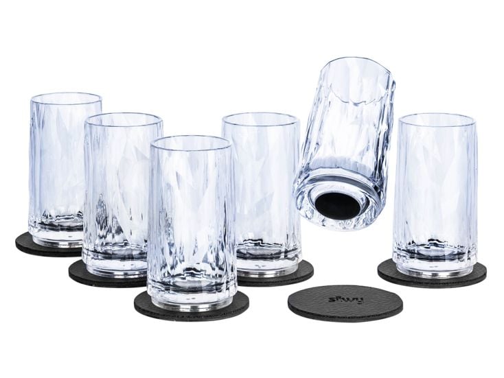 Silwy Shot Magnetische kunststof glazen - set van 6
