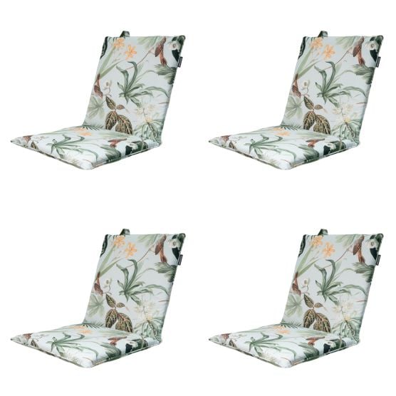 Madison Grasse green Stapelstoelkussen - Set van 4