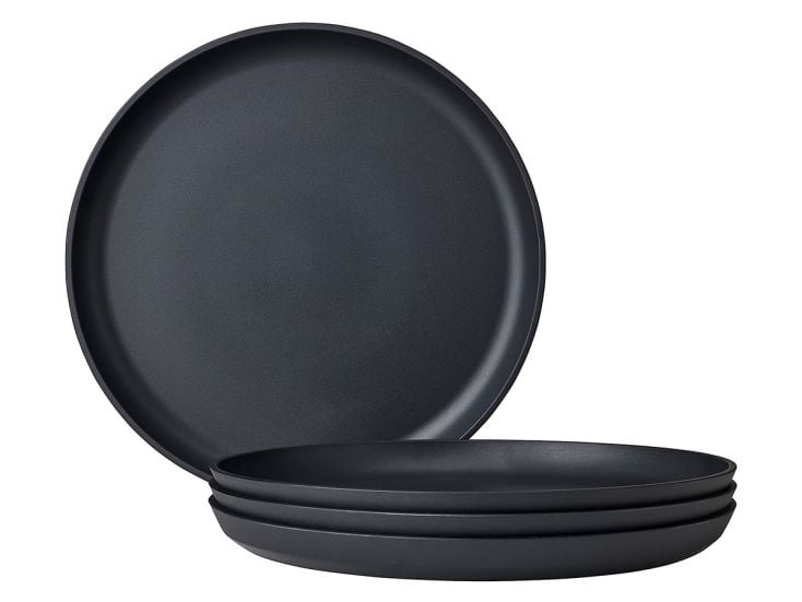 Mepal Silueta 230 mm set van 4 Ontbijtborden - Black