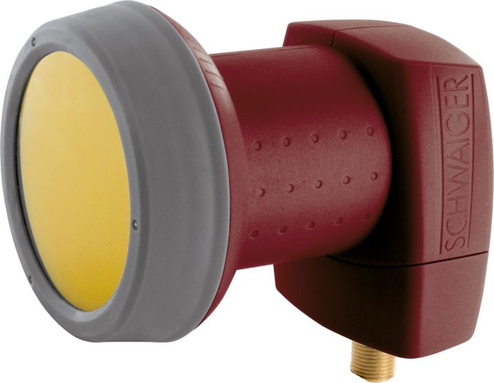 Schwaiger digitale Single LNB - Dark Red