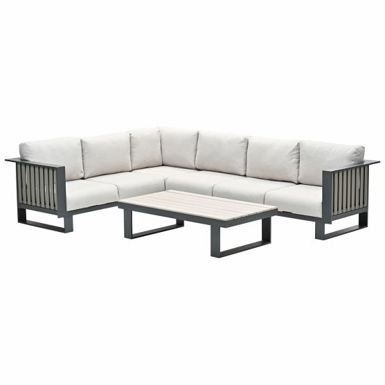 Garden Impressions Gabon taupe - 5-delig - loungeset