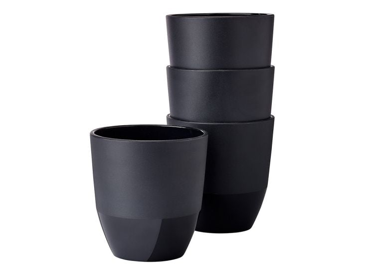 Mepal Silueta 200 ml set van 4 bekers - Black