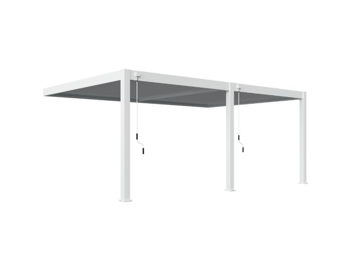 Orion Premium 400 x 600 cm muur terrasoverkapping - White