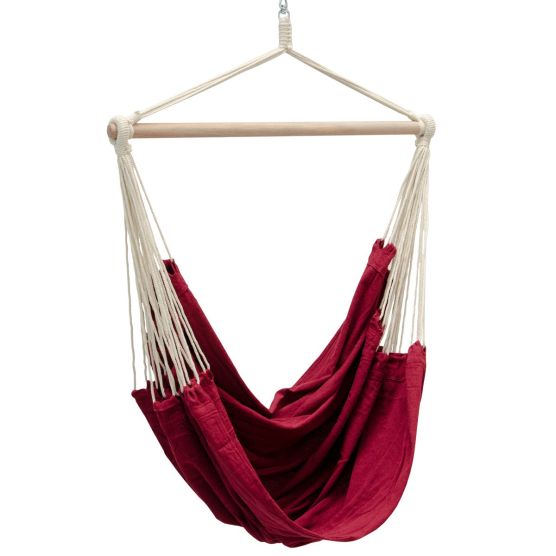 AMANKA 185 x 130 XXL hangstoel - Bordeaux