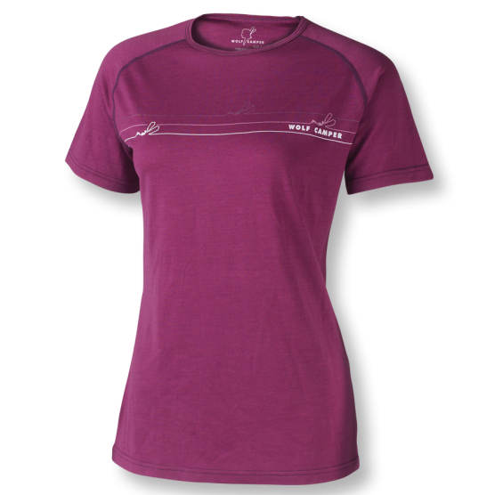 Wolf Camper Freedom Light Blue dames T-shirt