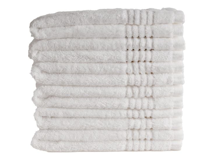 PHLOX Supreme 30 x 50 cm set van 6 gastendoekjes - wit