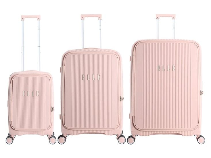ELLE Da'Vine 53.5/66/76.5 cm reiskofferset - Pink