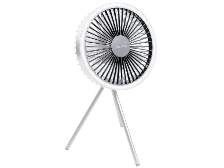 Skandika Solvind Campinglamp met ventilator - White