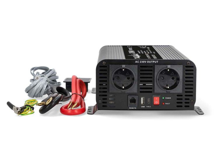 Nedis PIP100012FBK Pure Sinusgolf omvormer