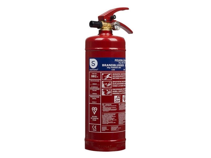 Smartwares 10.014.68 poeder brandblusser - 2 kg