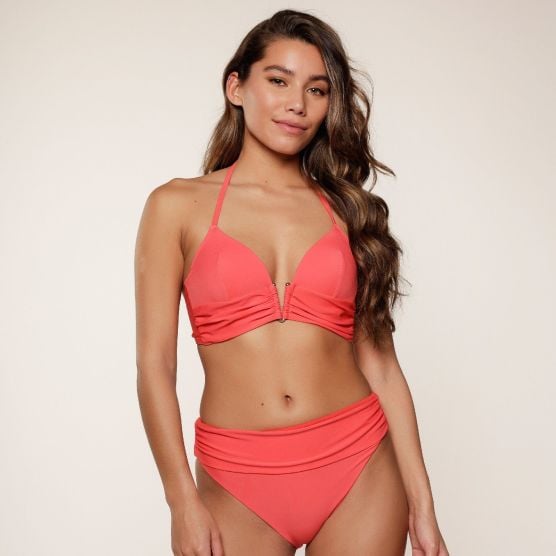 LingaDore 7713 Tomaat Rood Triangel voorgevormd bikini set